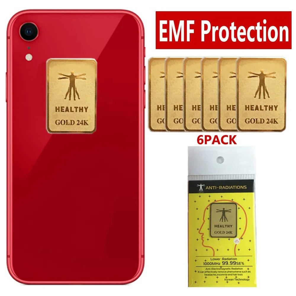 6 шт. Emf-наклейки для телефонов iPad и ноутбуков