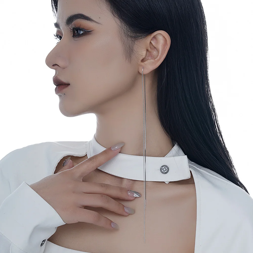 

Женская Длинная кисточка из серебра 925 пробы, E3005