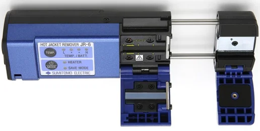 100% Original Sumitomo JR-6 hot jacket remover stripper 12 cores ribbon fiber stripping pliers single core 250-400μm Rubber Pad