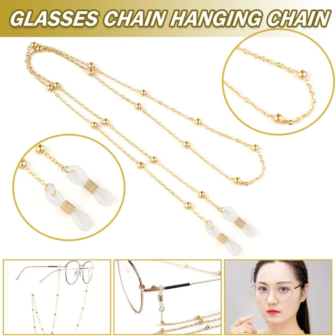 

1 Pc 3 Colors Eye Glasses Spectacles Reading Glasses Sunglasses Eyewear Chain Lanyard Necklace Cord Holder for Men Women 70cm