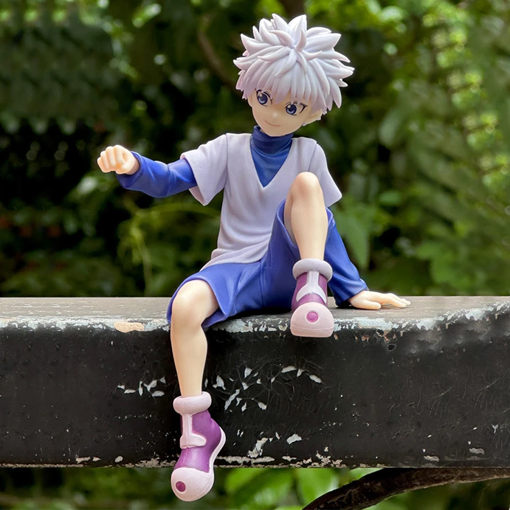 Фото Hxh аниме фигурки Gon Freecss аниме фигурка Zoldyck фигурка Illumi Zaoldyck Kurapika Hisoka статуя из ПВХ унисекс подарок на день рождения №4
