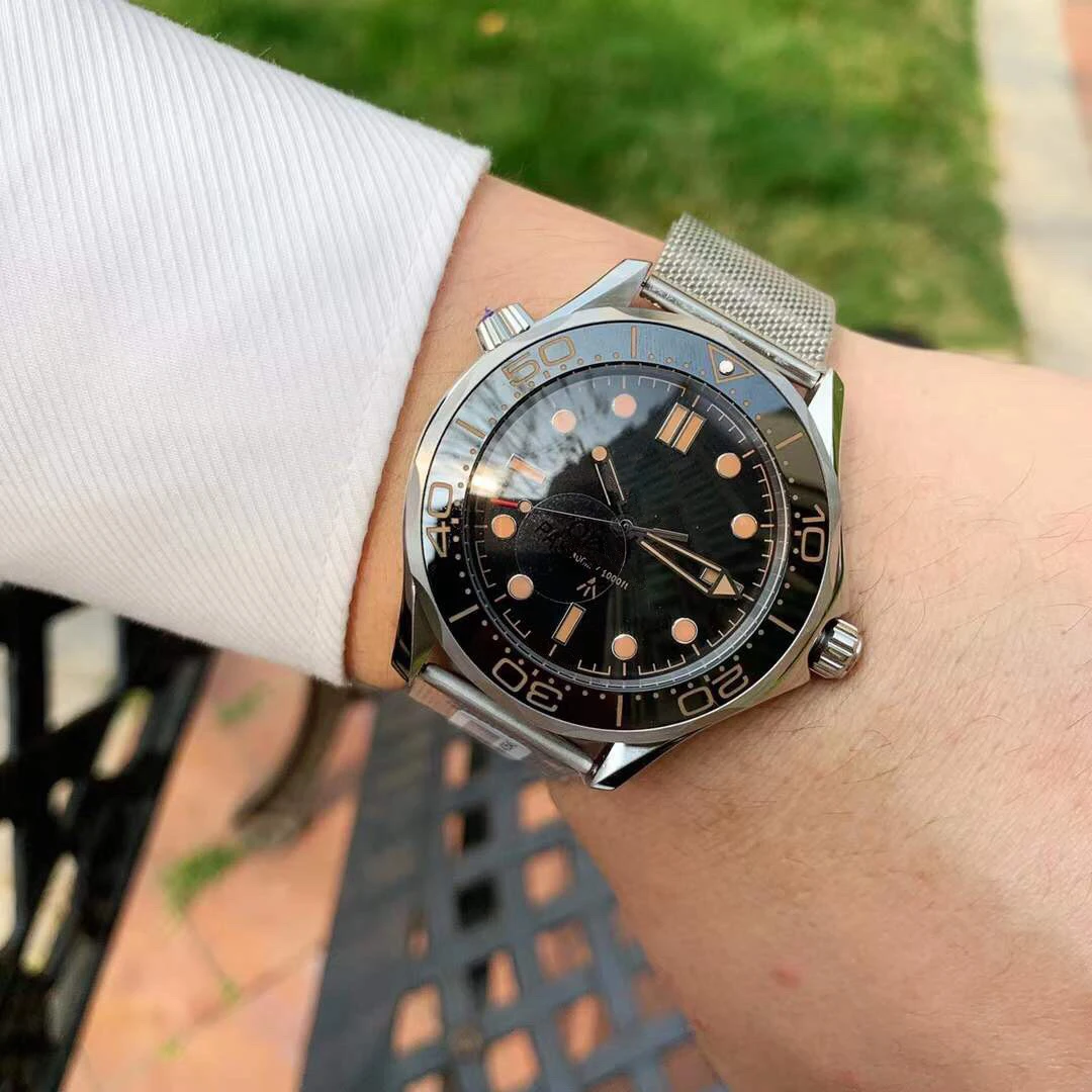 

Мужские автоматические механические часы из светящейся холщовой стали