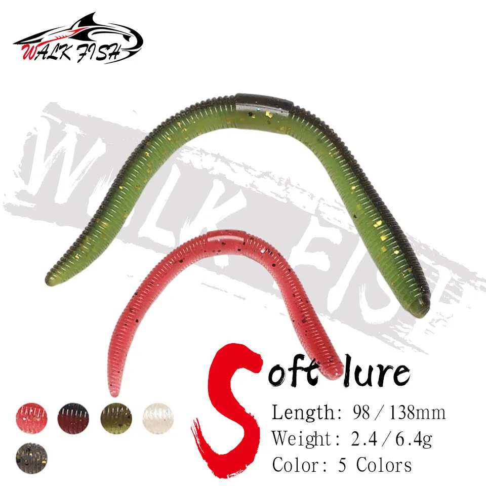 

Loogdeel Silicone 2.4g/6.4g Stick Worms Soft Bait Trick Worm Leurre Souple Artificial Soft Fishing Lures For All Fish Iscas