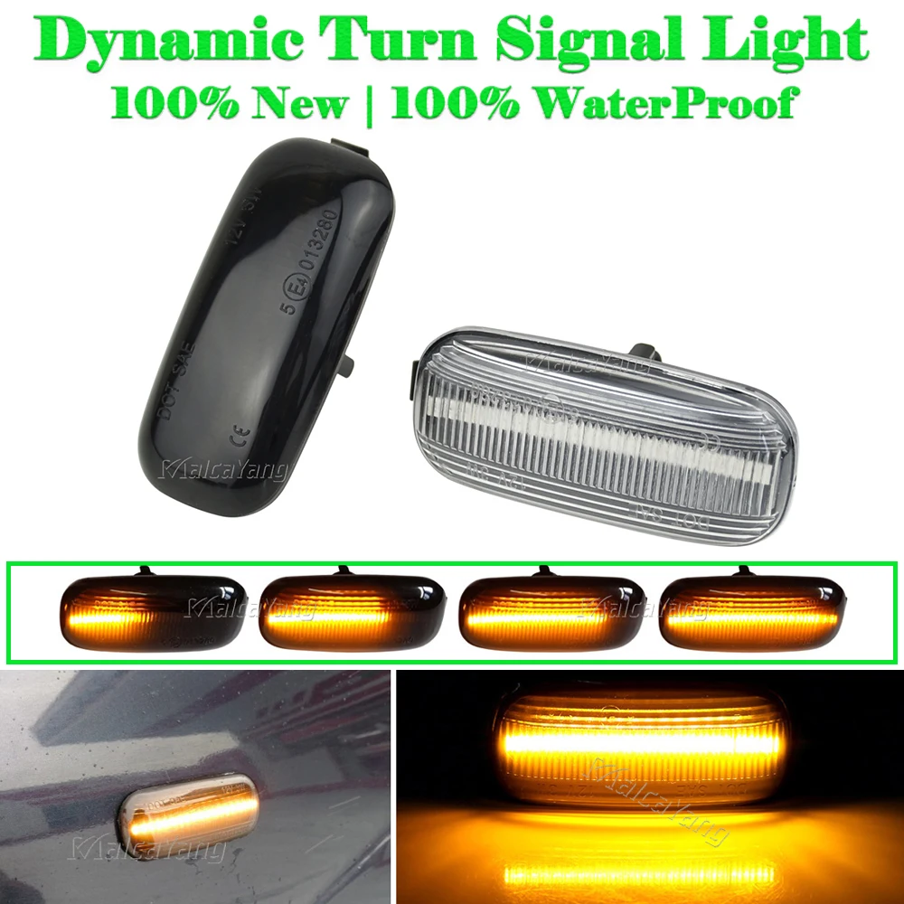 

Flowing Side Marker Lamp LED Turn Signal Light Blinker Indicator 8E0949127 For Audi A3 S3 8P A4 B6 B8 B7 S4 RS4 A6 S6 C5