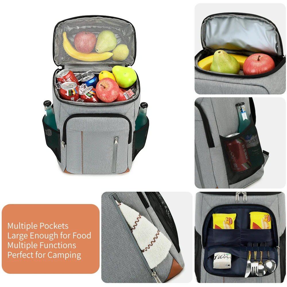 

Winner Suitable Picnic Cooler Backpack Thicken Waterproof Large Thermo Bag Refrigerator Fresh Keeping Thermal Insulated Bag