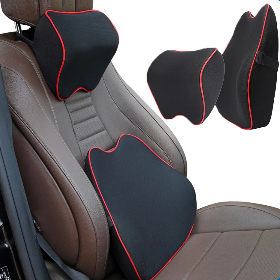 

Universal Car Seat pillow Memory Head Rest Automobile Headrest Pillow Travel Neck Cushion Support Holder For Car Neck Pillow
