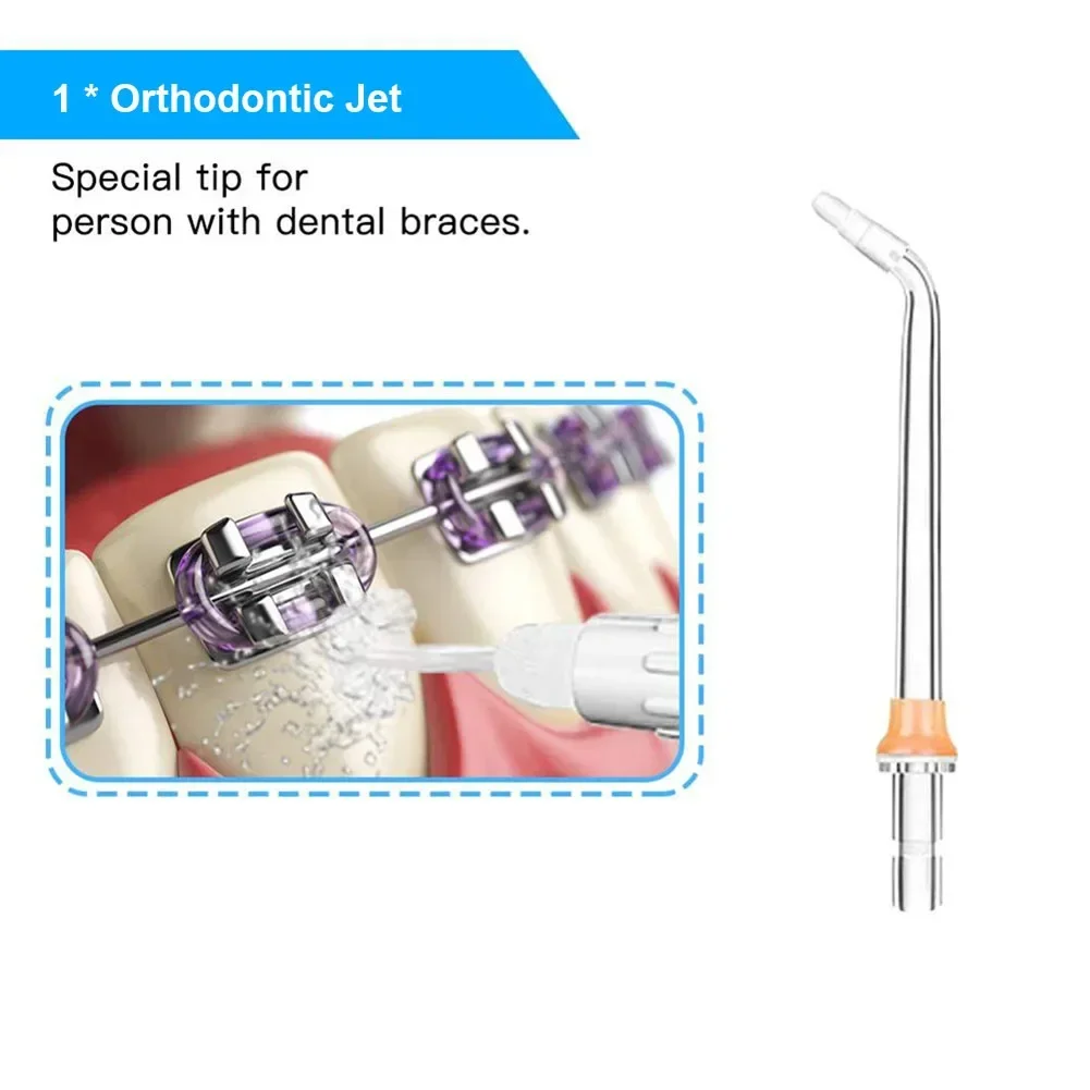 9 шт./компл. насадки для чистки зубов Waterpik аксессуары сменные электрического и