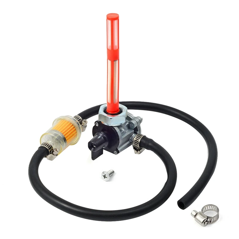 

Fuel Gas Tank Petcock Valve Switch & Oil Fuel Filter for Honda VTX1300C VTX1300R 1300S 1300T