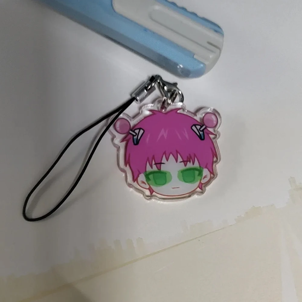Аниме The Disastrous Life of Saiki K Saiki Kusuo брелок для косплея акриловый брелок веревка цепочка для телефона фигурка кулон аксессуары (art.: 3920cb8d50a49) - 3920cb8d50a49