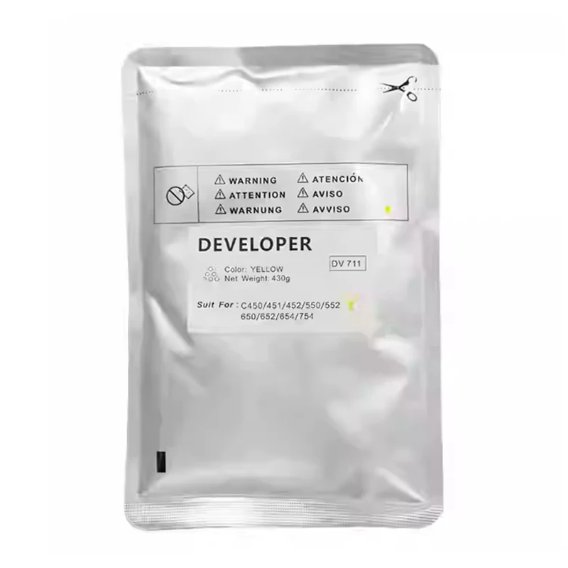 1 шт. DV711 DV 711 тонер-порошок для принтера Konica Minolta Bizhub C450 C451 C452 C550 C552 C650 C654 C754 C654e C754e
