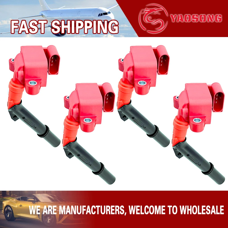 4 ШТ. КАТУШКА ЗАЖИГАНИЯ ВЫСОКОЙ ЭНЕРГИИ ДЛЯ A 2649061200 2649060200 Mercedes Benz AMG A35L E300L S320L GLE350