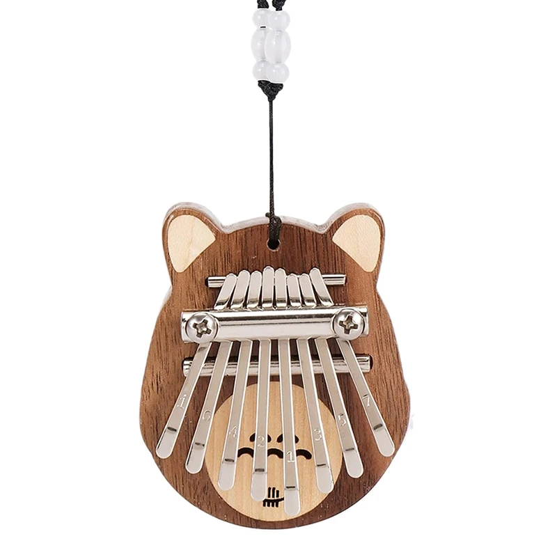 

Мини пианино Kalimba с 8 клавишами, пианино для большого пальца, портативное Деревянное пианино для пальцев, музыкальный инструмент Marimba Kalimba дл...