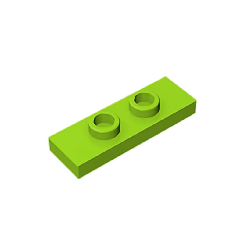 Фото Наклейка MOC «сделай сам», Модифицированная, 1x3 с 2 шпильками (двойная Перемычка), совместима с lego, 34103 детских игрушек №2