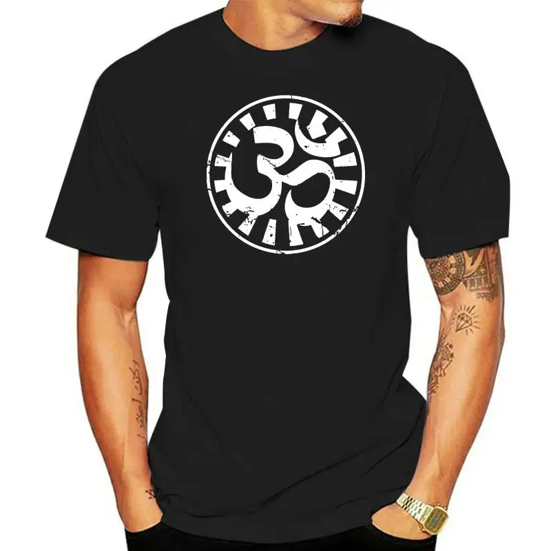 

Om Symbol Namaste Aum Sanskrit Hindu Buddha Ganesh Vintage Men T Shirt