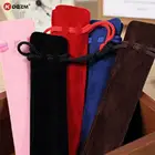5 шт. чехол для ручки с веревкой для шариковых ручекперьевых ручекшариковых ручек Бархатный Чехол для ручки одиночный Карандаш 5 цветов