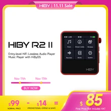 HiBy R2 II / R2 GEN 2 Audio HiFi Music Player MP3 DAC Bluetooth WiFi MQA DSD128 ES9219C DLNA Airplay TIDAL Web Radio Full Format