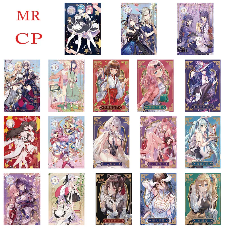 

Anime Goddess Story Goddess Feast Mr Cp Collection Card Toy Miku Keqing Albedo Beelzebul Christmas Birthday Gift