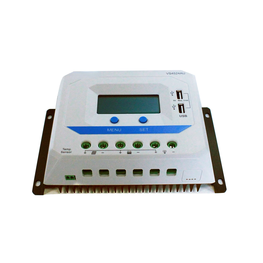 Регулятор заряда солнечной батареи VS4524AU VS4548AU, двойной строковый регулятор заряда солнечной системы, 12 В/24 В, 36 В, 48 В