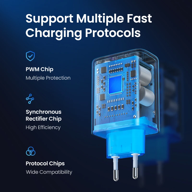 Фото UGREEN 65 Вт GaN Зарядное устройство Quick Charge 4.0 3.0 Type C PD USB Зарядное устройство для iPhone 16 15 14 Pro Max Быстрое зарядное устройство для ноутбука PD Зарядное устройство №4
