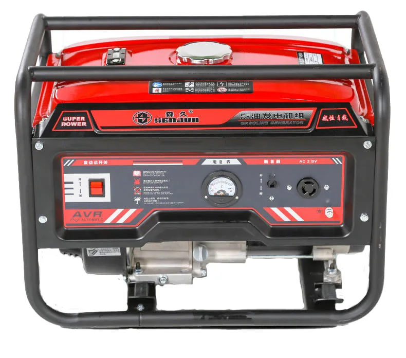 

AC220 212cc 3KW single-cylinder four-stroke air-cooled gasoline generator,rope start,emergency power supply for outdoor camping