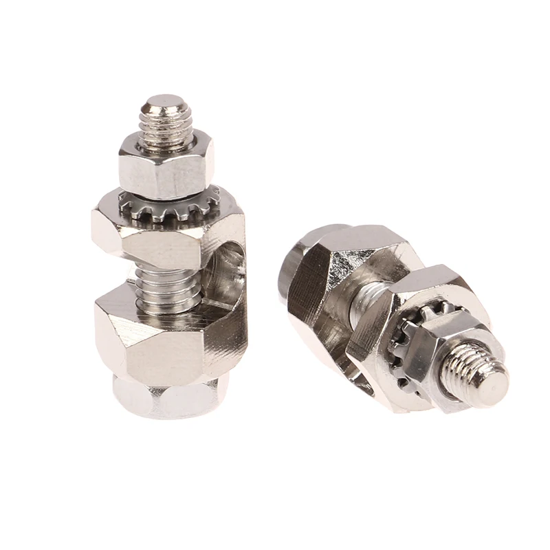 2PCS Copper Tinned Solar Panel Photovoltaic Ground Lug Fasteners Clips Cable Clamps For Solar Mounting System Easy Installation