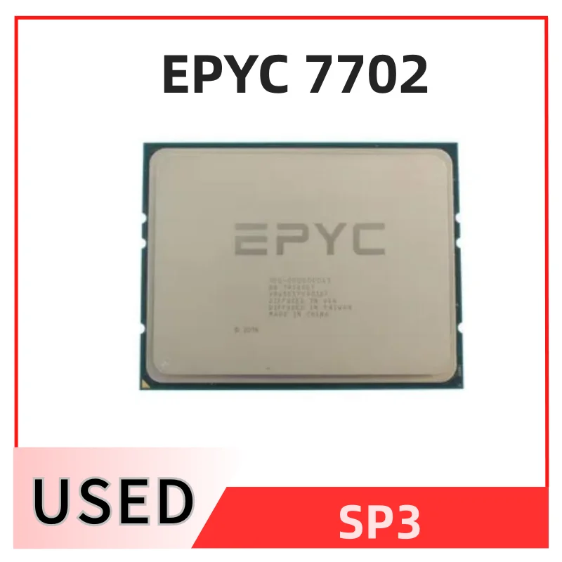 

EPYC 7702 Processor 64 Core 128 Threads 2.0Ghz Up to 3.35GHz CPU SP3 Unlocked Version Server Processors