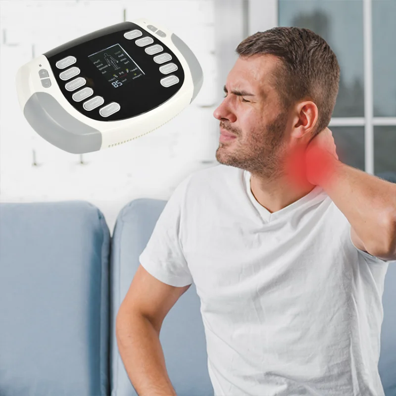 

Цифровой терапевтический аппарат для стимуляции талии и нервов, нагревательный электрод, электронный импульсный массажер для шеи