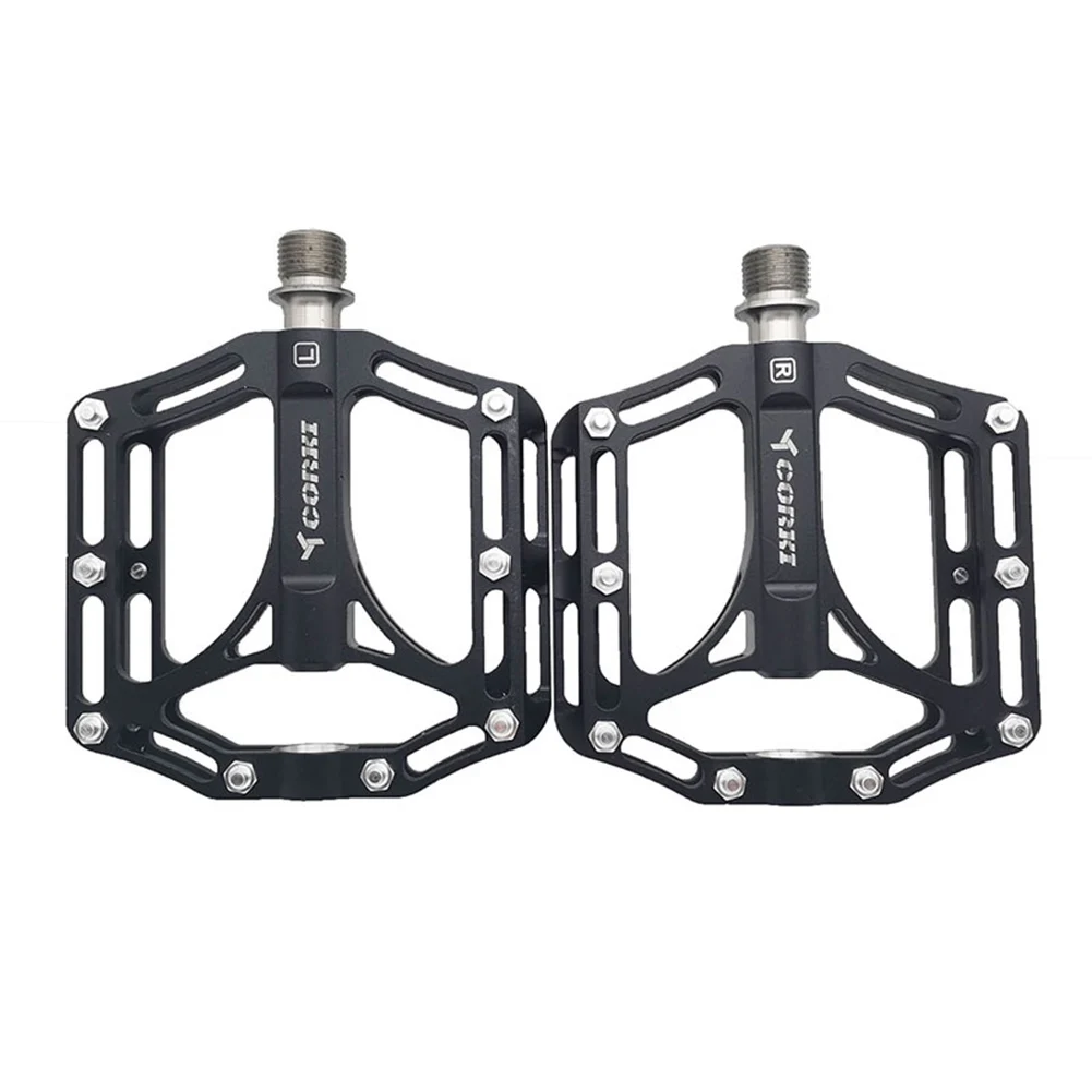 

MTB Bicycle Pedals 3 Ball Bearings Titanium Axis 212g Ultra Light Bike Pedal 9/16inch Durable Mountain Bikes Pedals Cycling Part