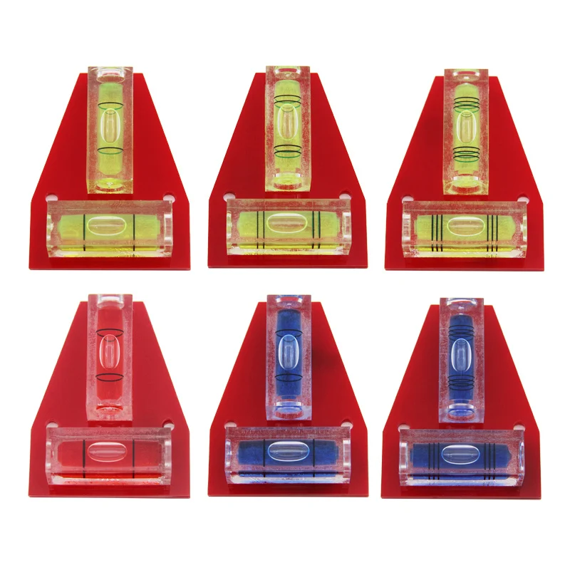 Burbujas horizontales en forma de t alta precisión mini burbujas pequeñas