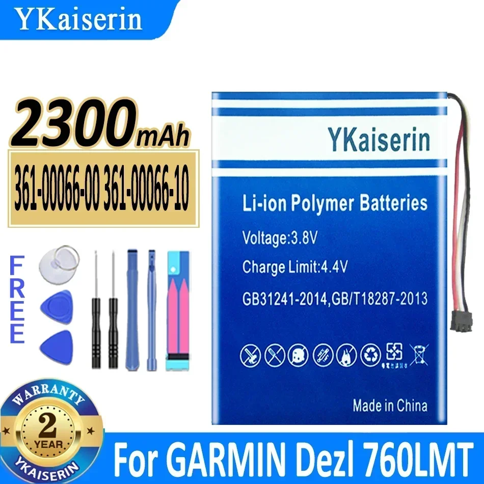 YKaiserin 361-00066-00 361-00066-10 Аккумулятор для GARMIN Nuvi 2699LMT-D 2797LMT 770LM Dezl 760LMT 760LMT-D 2757LM 2757 2689LMT