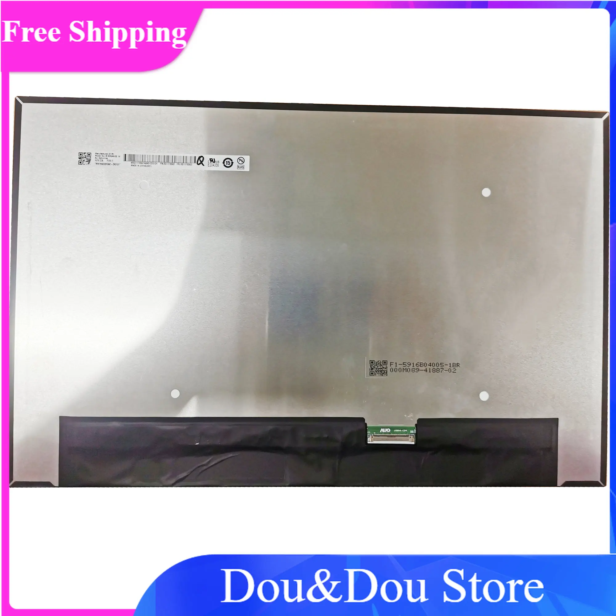 

B160QAN02.W NE160QDM-N63 V8.0 MNG007DA1-4 16.0 inch 2560×1600 laptop 165hz replacement LCD matrix panel 5D10V82384 LCD screen