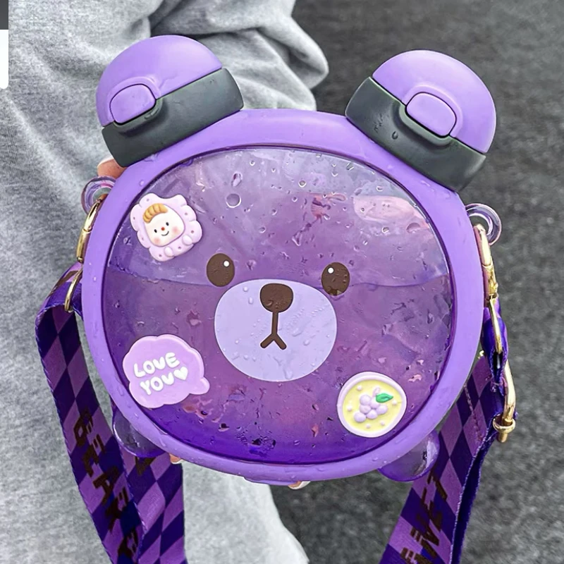 JONBT пластиковая бутылка для воды Kawaii Bear 750 мл