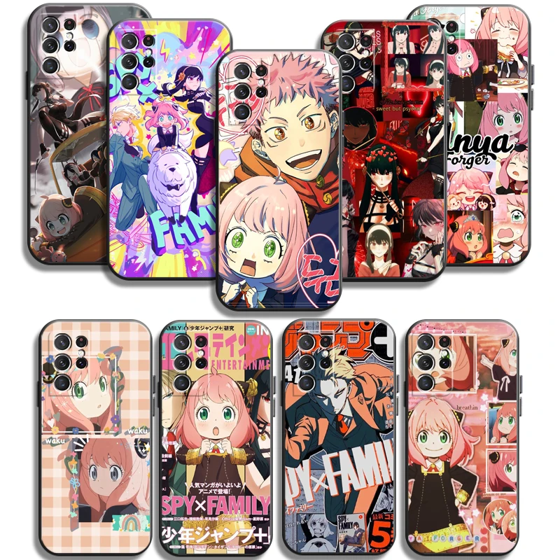 

SPY×FAMILY Bandai Phone Cases For Samsung Galaxy S20 FE S20 Lite S8 Plus S9 Plus S10 S10E S10 Lite M11 M12 Soft TPU Coque
