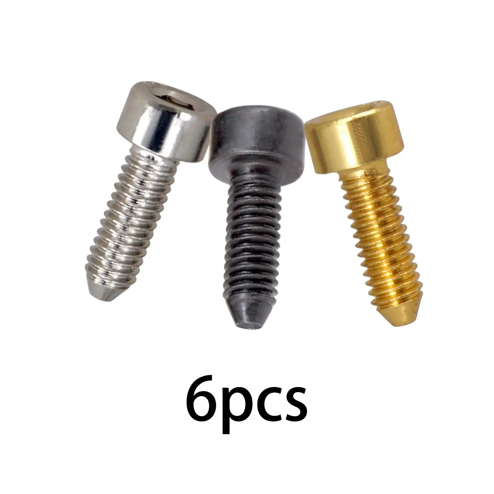 

6x Iron Guitar Screws Replacement Parts Hardware M4 for Double Locking Tremolo
