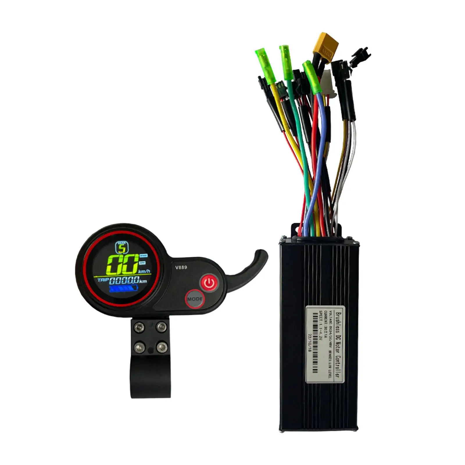 

36V 48V Speed Motor Controller Waterproof with Display Panel Scooter Electric Scooters Controller for 750/1000W Motor Controller