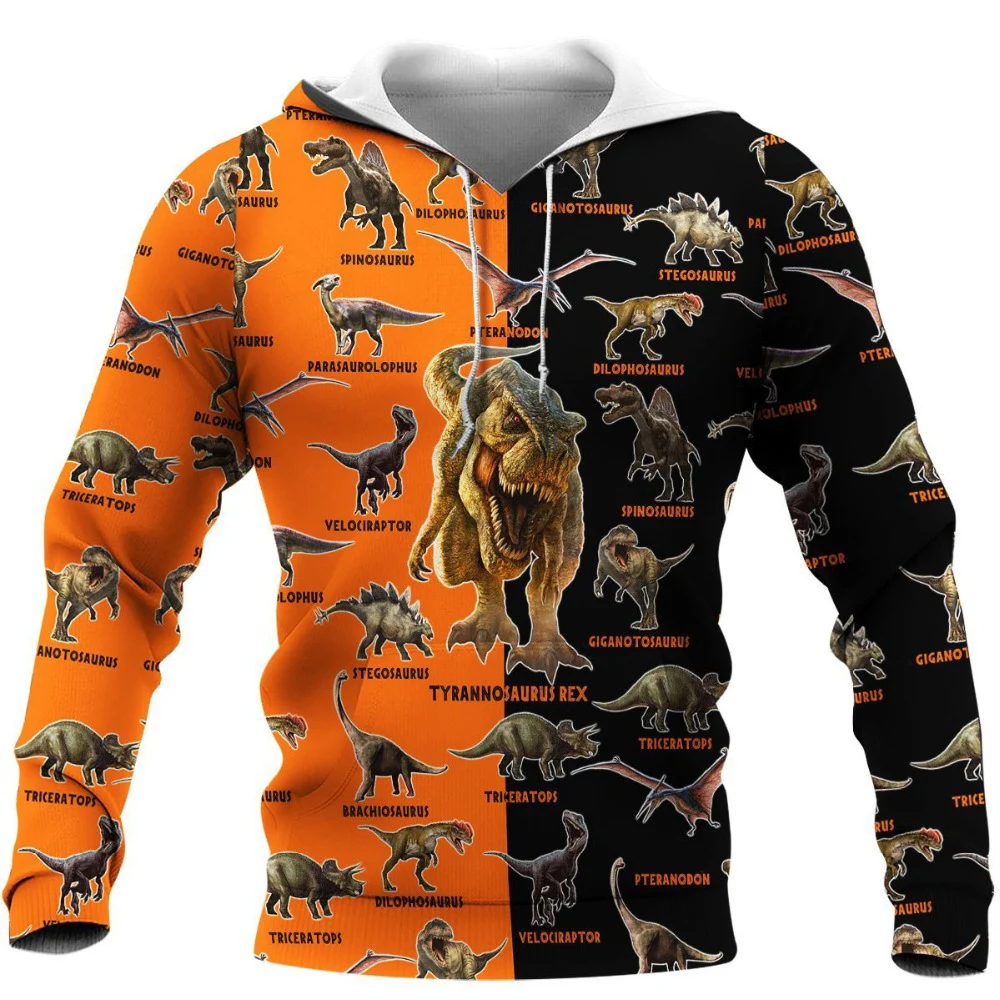 

CLOOCL Dinosaur Pattern 3D All Over Printed Hoodie for MenWomen Harajuku Fashion Animal Hooded Sweatshirt Casual Jacket Pullover