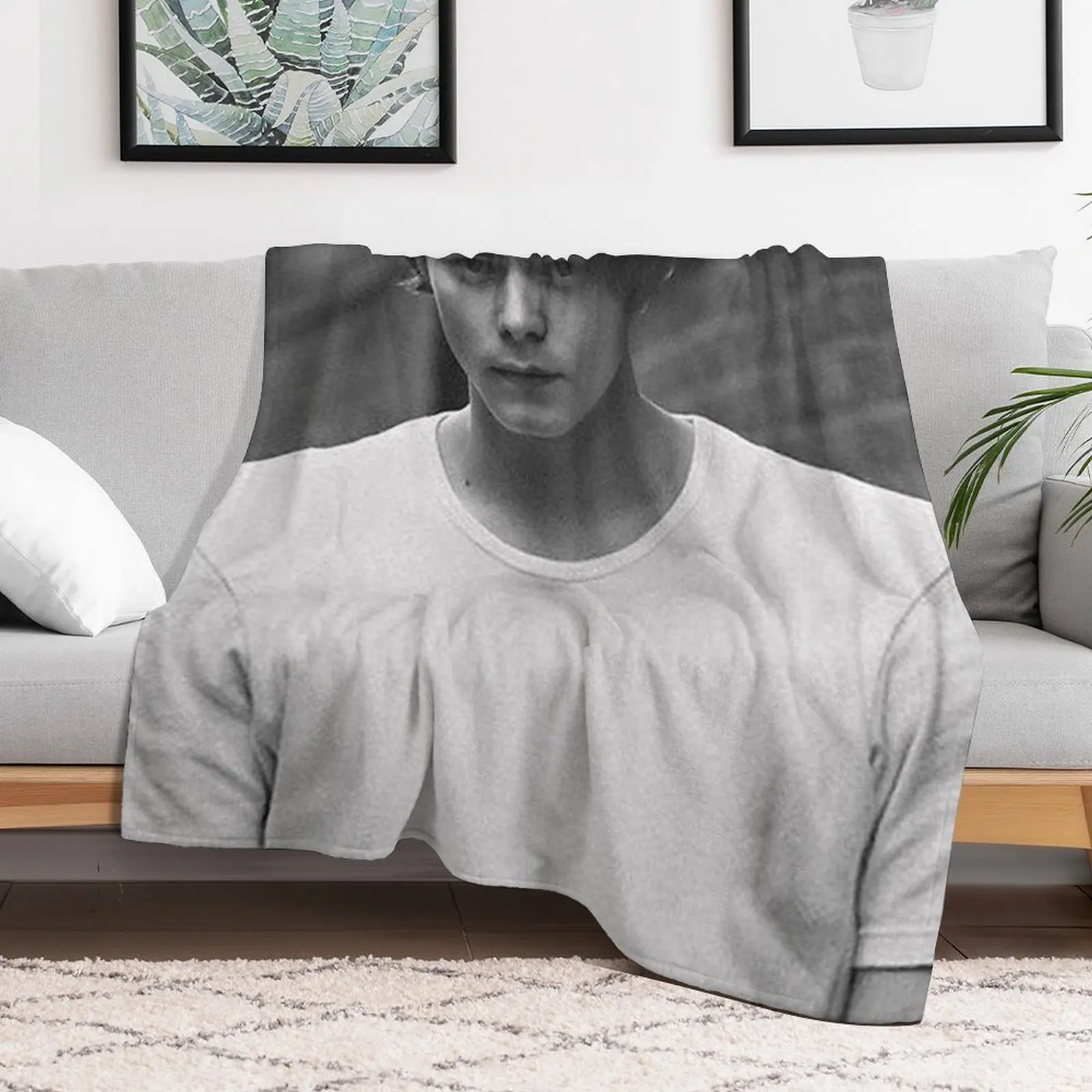 Одеяло Эдварда Фалвонг мягкое большое в клетку среда для детских одеял