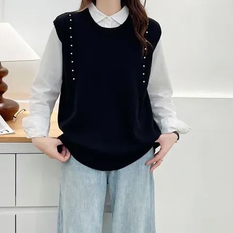 Женские вязаные свитера из вискозы, нейлона и полиэстера