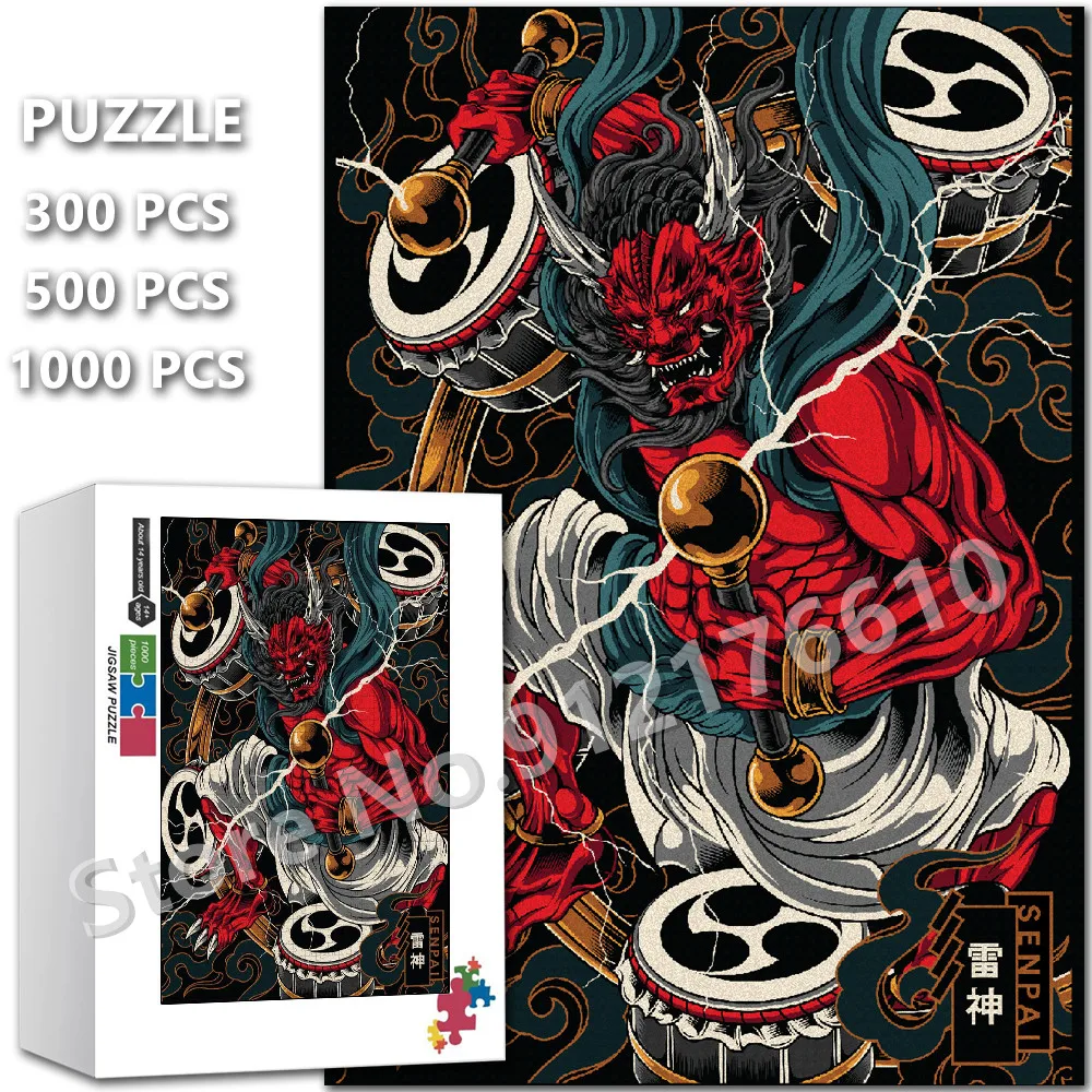 

Chinese Mythical Characters Jigsaw Puzzle 1000 Pieces for Adults Wooden Puzzle Education Decompression Toys Kids Teens Gifts