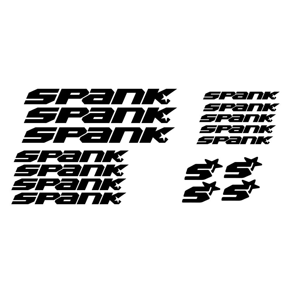 

For Spank Decal Sticker MTB DH DJ Bike Frame Helmet Stickers Vinyl Decor