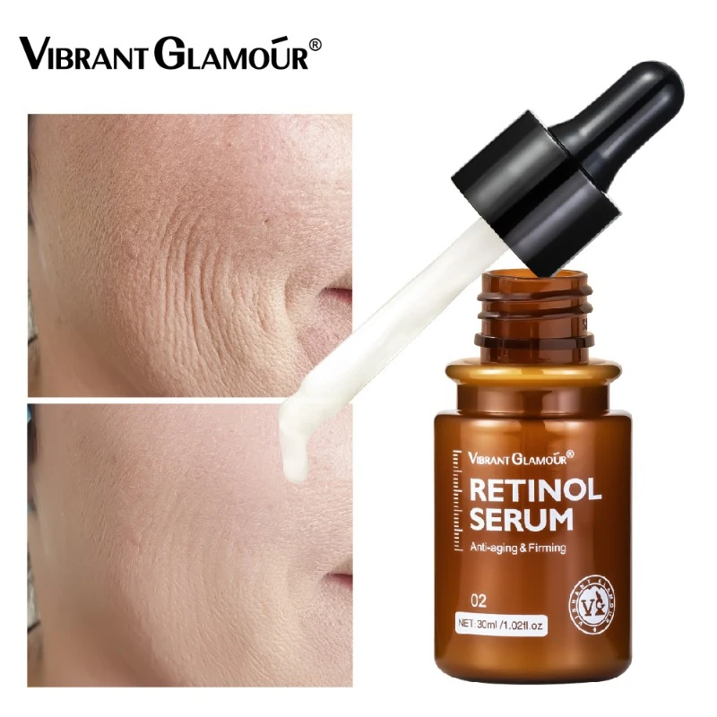 

30ML Retinol Anti Aging Remove Wrinkle Serum Lifting Brighten Face Skin Fade Eye Fine Lines Moisturizing Firming Facial Essence