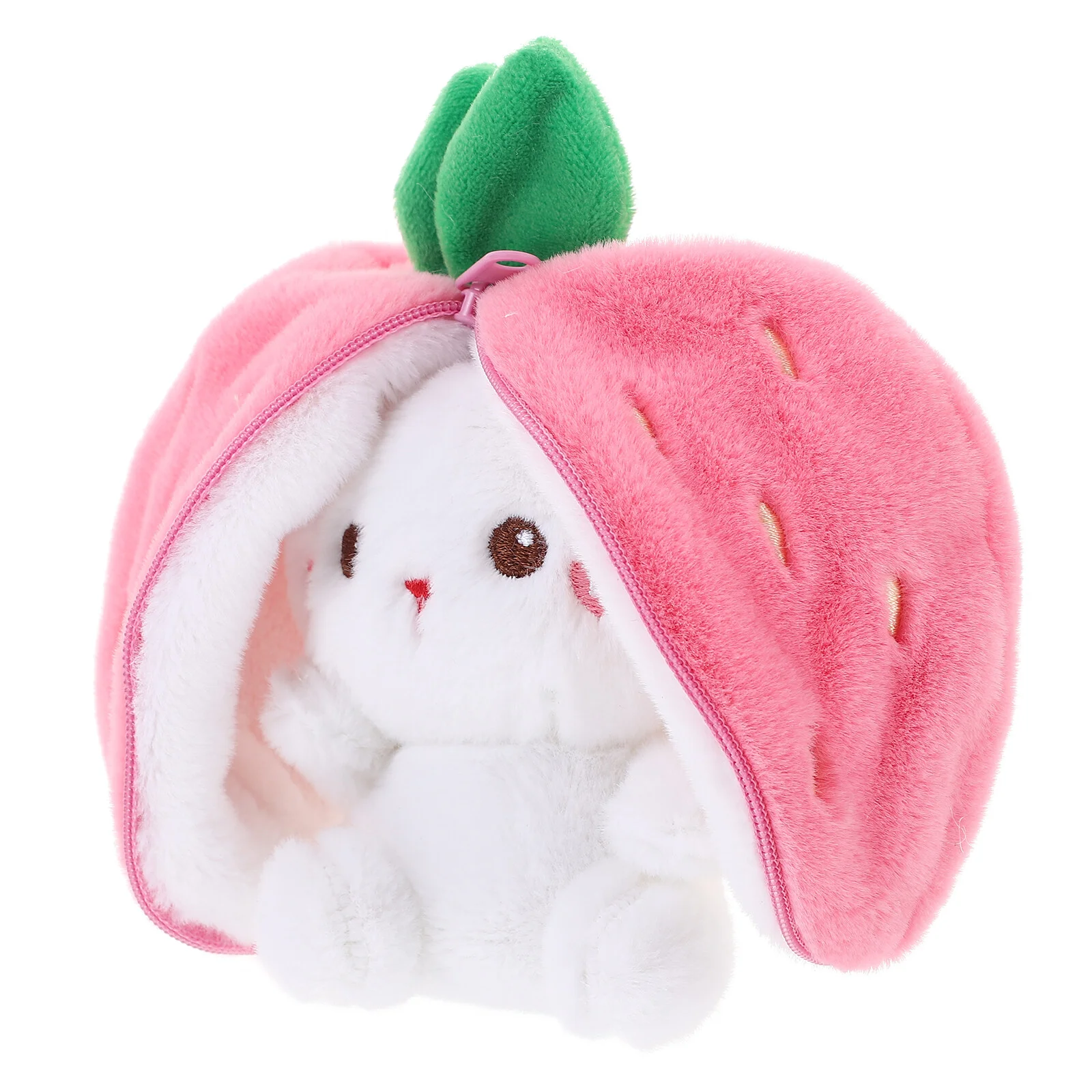 

Toy Keychain Hanging Ornament Cartoon Rabbit For Decor Stuffed Bunny Pendant