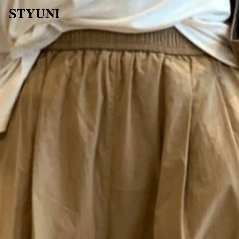 Женские брючки-харем STYUNI абрикосовые