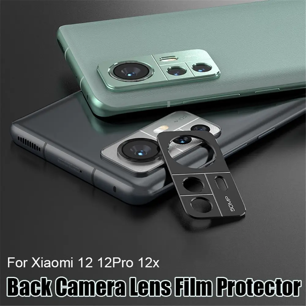 Защитная пленка на весь бампер, протектор экрана объектива, металлическое кольцо, крышка камеры, лист из алюминиевого сплава для Xiaomi 12 12Pro 12x