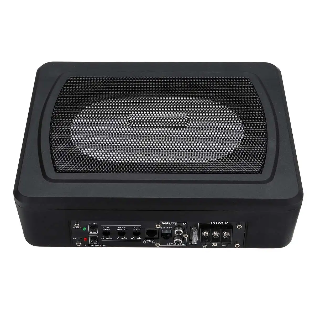 Автомобильный сабвуфер 12 В 600 Вт 6x9 дюймов тонкий под сиденьем активный усилитель