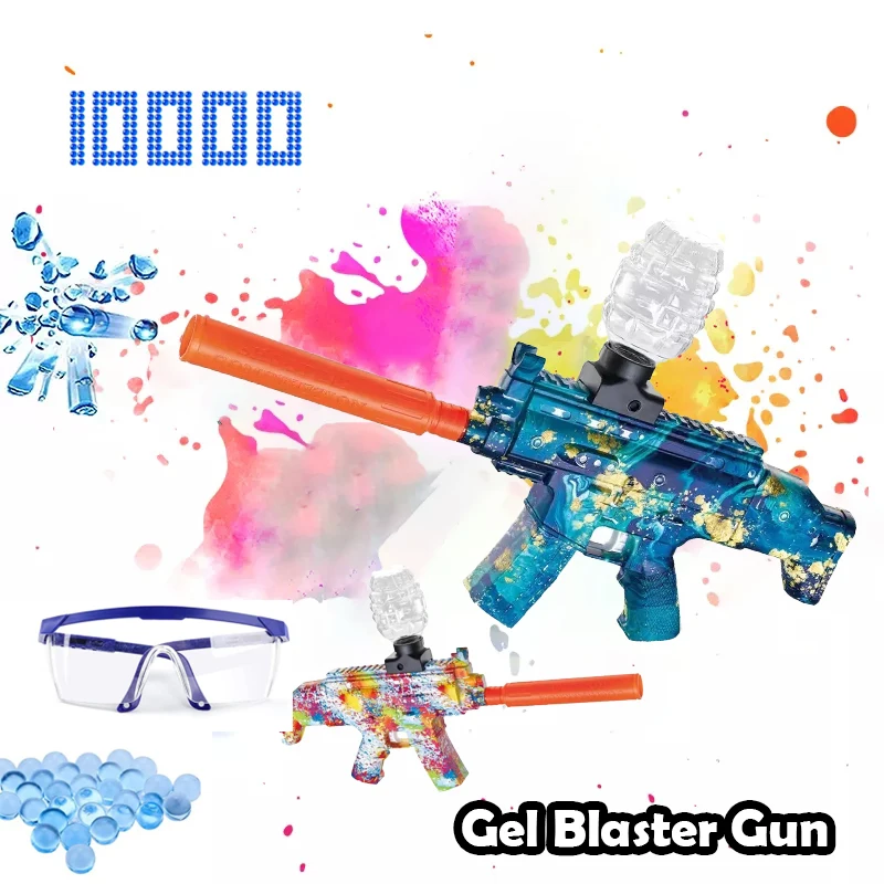 

Electric SCAR Gel Blaster Water Paintball Gun Automatic Rifle Shooting Toys Pistol CS Fighting Outdoor Game for Children Gift