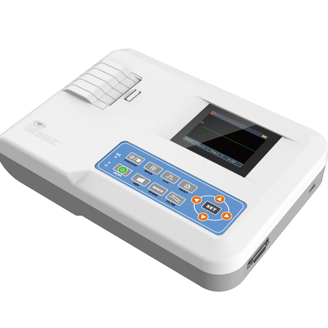 

Contec ECG100G Color Screen Portable ECG Machine EKG Monitor single channel electrocardiograph 12 Lead Printer