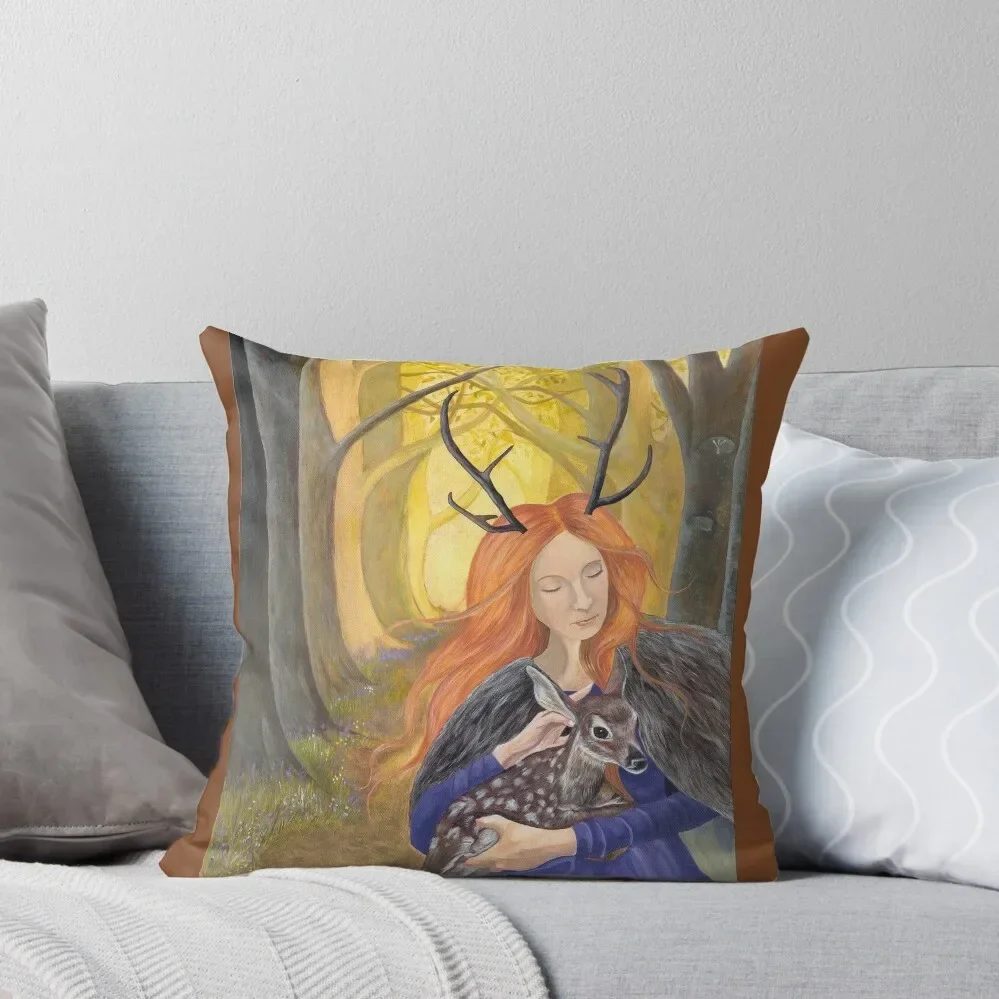 Подушка Elen of the Ways осенняя наволочка предметы домашнего декора декоративная