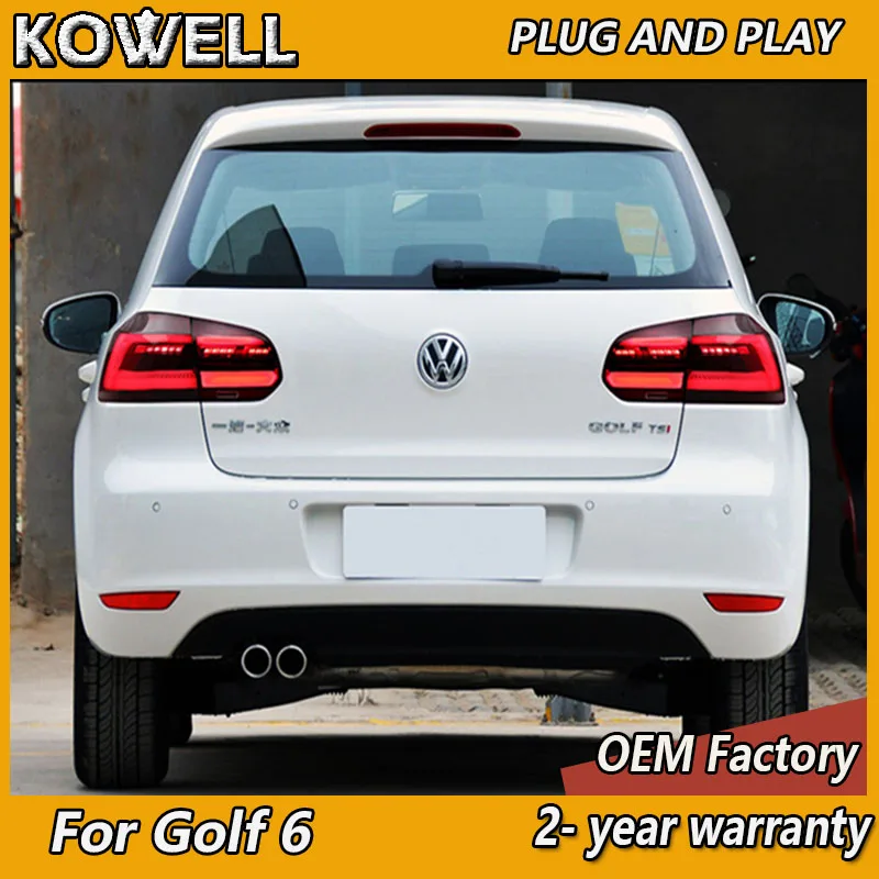 Стайлинг автомобиля для Volkswagen Golf 6 задние фонари 2009-2012 VW MK6 DRL противотуманные фары