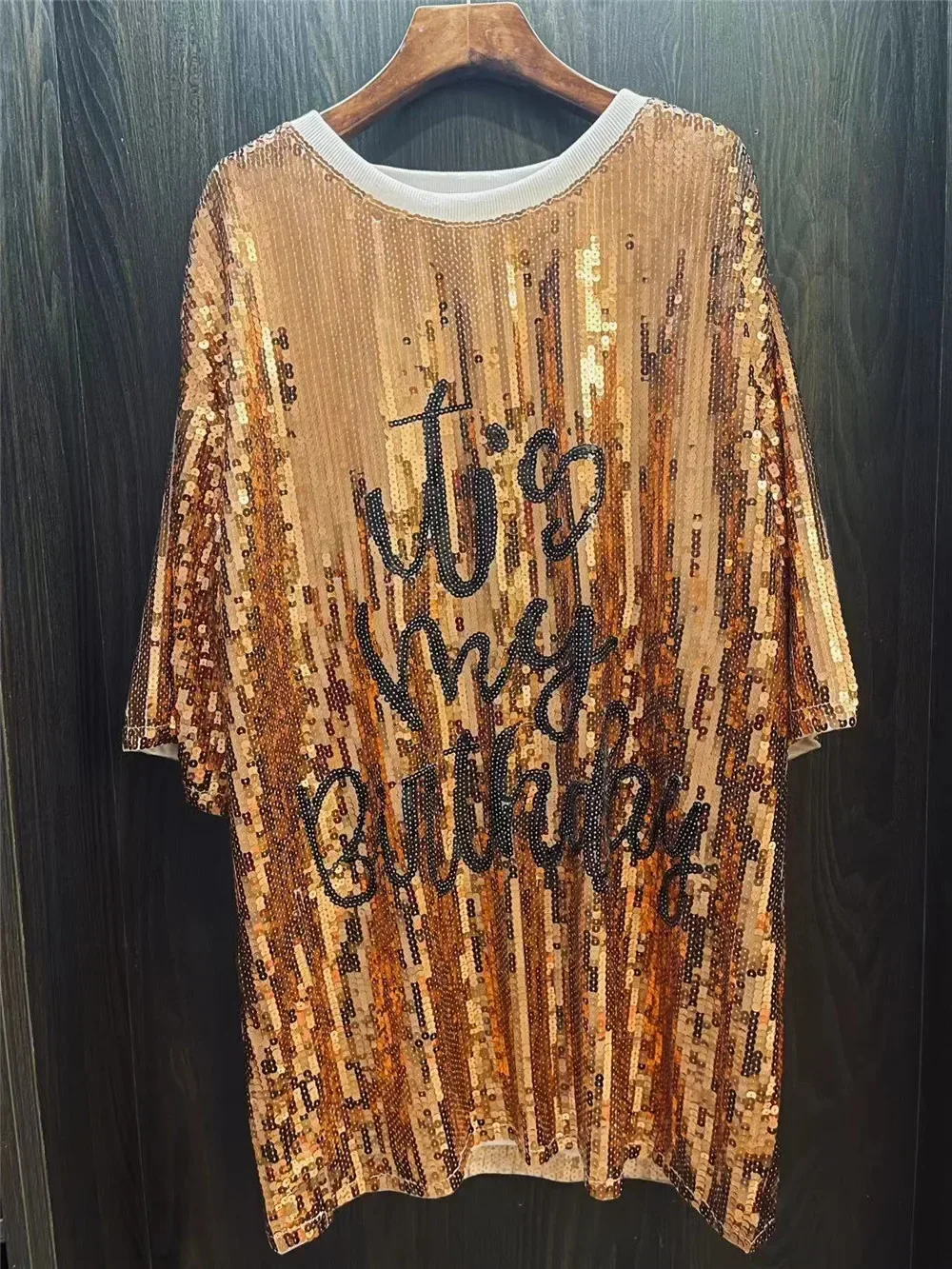 Летняя свободная женская футболка с круглым вырезом и буквенным принтом уличная